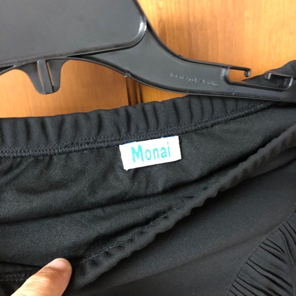 Monai Women's Long Strapless Black Dress Size Small in Great Shape!! - Picture 2 of 5